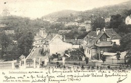 T2 Selmecbánya, Banská Stiavnica; Utcakép, Nagyboldogasszony Templom. Joerges özv. és Fia / Street View - Non Classificati