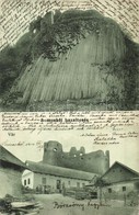 T3 Somoskő, Hrad Somoska; Vár, Bazaltesés. Friedler Samu Kiadása / Castle, Basalt Waterfall (Rb) - Unclassified