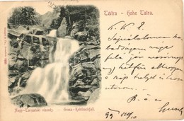 T2/T3 1899 Tátra, Nagy-Tarpataki Vízesés / Waterfall (EK) - Non Classificati