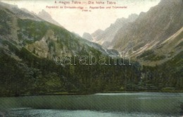 T4 Tátra, Poprád-tó, Omladék-völgy. Dr. Trenkler Co. Tát. 22. / Poprád-See Und Trümmertal (lyuk / Pinhole) - Non Classificati