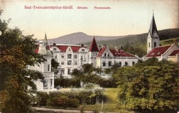 T2/T3 Trencsénteplic-fürdő, Kupele Trencianske Teplice; Sétatér / Promenade  (EK) - Non Classificati