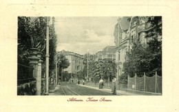 T2/T3 Abbazia, Kaiser Strasse / Street View With Hotel And Villa. W.L. Bp. 3778. Acsay J.  (EK) - Ohne Zuordnung