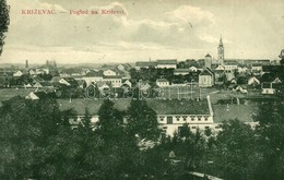 T2 Kőrös, Krizevac, Krizevci; Látkép, Templom. W. L. Bp. 1574. / General View, Church - Non Classés