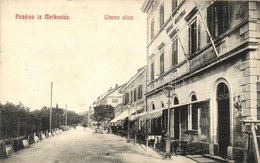 T2 Metkovic, Glavna Ulica / Fő Utca, Austria Szálloda, üzletek. W. L. Bp. 4616. / Main Street, Hotel Austria, Shops - Non Classés