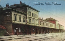 T3 Zimony, Semlin, Zemun; Zeljeznicki Dvor / Bahnhof / Vasútállomás / Railway Station (fa) - Unclassified