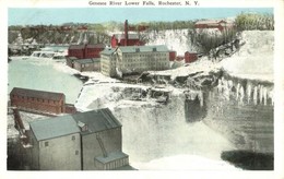 ** T2 Rochester (New York), Genesee River Lower Falls In Winter - Non Classificati