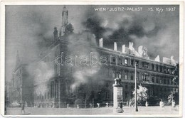 ** T2/T3 1927 Vienna, Wien; Justiz Palast Am 15 Und 16 Juli / The Burning Palace Of Justice - Unclassified