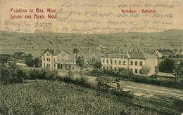 T2/T3 Novi Grad, Bosanska Novi; Kolodvor / Bahnhof / Railway Station. W. L. Bp. 1664. (EK) - Ohne Zuordnung