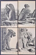 ** Paris, Statues Of Notre Dame - 7 Pre-1945 Postcards - Unclassified