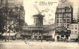 * T2/T3 Paris, Montmarte, Le Moulin Rouge / The Red Mill, Automobiles  (EK) - Sin Clasificación