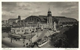 ** T2 Hamburg, Hauptbahnhof / Railway Station, Shops, Tram, Automobiles - Sin Clasificación