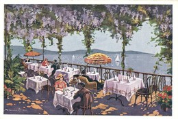 ** T2 Desenzano Del Garda, Hotel Savoia Splendid Gia Due Colombe, Terrazza Ristorante Al Lago / Hotel, Restaurant Terrac - Non Classificati