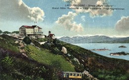 * T2 Lago Maggiore, Stresa Righi Italiano, Grand Hotel Mottarone, Ristorante / Hotel And Restaurant, Funicular - Non Classés