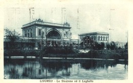 * T2 Livorno, La Stazione Ed Il Laghetto / Railway Station - Unclassified
