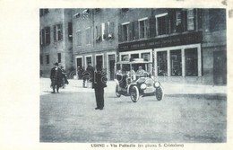 ** T2 Udine, Via Palladio, F. Tosolini Cartoleria, Libreria, Tipografia / Street View With Automobile, Shop Of F. Tosoli - Sin Clasificación