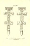 ** T1/T2 Serie II. Staré Rezané 'chresty' Drevenych Kostelu Karpatskych / Transcarpathian Folklore, Wooden Christ Cross - Non Classés