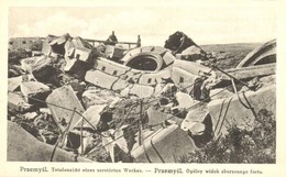 * T2/T3 Ogólny Widok Zburzonego Fortu / Totalansicht Eines Zerstörten Werkes / Lerombolt Erődítmény Romjai / WWI Austro- - Unclassified