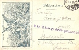 T3 Austria Und Germania. Osztrák-magyar Tábori Postai Levelezőlap / WWI Austro-Hungarian K.u.K. Military Field Post + M. - Unclassified