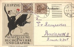 1914 Leipzig. Weltausstellung Für Das Gesamte Buchgewerbe Und Die Graphischen Künste. 3. Offizielle Austellungspostkarte - Unclassified