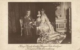 ** T2/T3 IV. Károly Király, Zita Királyné, Ottó Koronaherceg / Charles I Of Austria, Zita, Otto (EK) - Unclassified