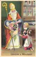 ** T1/T2 Üdvözlet A Mikulástól / Saint Nicholas. Import 226. 2169. Litho - Zonder Classificatie