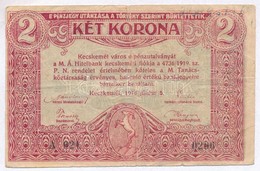 Kecskemét 1919.06.05. 2K Pénzutalvány T:III- - Non Classificati