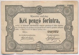 1849. 2Ft 'Kossuth Bankó' T:III,III- Kis Ly.
Adamo G108 - Non Classés