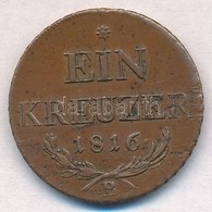 1816B 1kr Cu T:1-,2 Ph. - Ohne Zuordnung