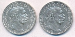 1912KB-1914KB 1K Ag 'Ferenc József' (2x) T:2 
Adamo K5.1 - Non Classificati