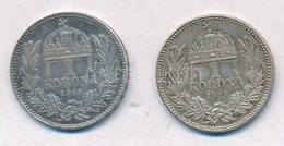 1915KB 1K Ag 'Ferenc József' (2x) T:1-,2 Patina
Adamo K5.1 - Ohne Zuordnung