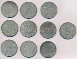 1930. 5P Ag 'Horthy Jobbra' (10x) T:2-,3 Patina, Karc, Szennyeződés
Adamo P8 - Ohne Zuordnung