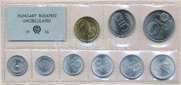 1976. 2f-10Ft (9xklf) érmés Forgalmi Sor Fóliatokban T:1
Adamo FO9 - Non Classificati