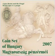 2007. 1Ft-100Ft (8xklf) 'Berán Lajos és A Pengő' Forgalmi Sor, Benne 'Berán Lajos és A Pengő' Ag Emlékérem (10g/0.999/27 - Unclassified