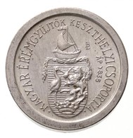 Bogár Lívia (1957-) 1987. 'MÉE-Keszthely / III. Numizmatikai Nyári Egyetem' Jelzett Ag Emlékérem (3,63g/0.835/15mm) T:1- - Ohne Zuordnung