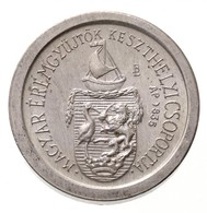 Bogár Lívia (1957-) 1987. 'MÉE-Keszthely / III. Numizmatikai Nyári Egyetem' Jelzett Ag Emlékérem (3,63g/0.835/15mm) T:1- - Unclassified