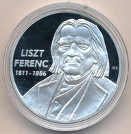 Ifj. Szlávics László (1959-) 2011. 'Nagy Magyarok / Liszt Ferenc 1811-1886' Ezüstözött Cu Emlékérem (40mm) T:PP - Unclassified