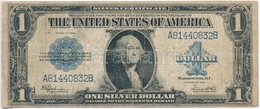 Amerikai Egyesült Államok 1923. 1$ 'H.V. Speelman - Frank White', Kék Pecsét 'Silver Certificate - Nagyméretű' T:III,III - Unclassified