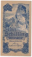 Ausztria 1945. 10Sch 1.kiadás T:III Austria 1945. 10 Schilling First Issue C:F - Unclassified