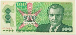 Csehszlovákia 1989. 100K T:I 
Czechoslovakia 1989. 100 Korun C:UNC - Ohne Zuordnung