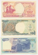 Indonézia 1992. 100R + 500R + 1000R T:I
Indonesia 1992. 100 Rupiah + 500 Rupiah + 1000 Rupiah C:UNC - Non Classés
