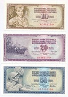 Jugoszlávia 1968. 10D + 1978. 20D + 50D + 500D + 1000D T:I,I-
Yugoslavia 1968. 10 Dinara + 1978. 20 Dinara + 50 Dinara + - Non Classificati