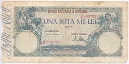 Románia 1946. 100.000L T:III,III- 
Romania 1946. 100.000 Lei C:F,VG 
Krause 58.a - Non Classificati