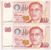 Szingapúr 1999. 10$ Szign.: Hu Tsu Tau (2x) T:III 
Singapore 1999. 10 Dollars Sign.: Hu Tsu Tau (2x) C:F
Krause 40 - Unclassified