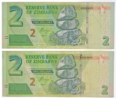 Zimbabwe 2016. 2$ (2x) T:III
Zimbabwe 2016, 2 Dollars (2x) C:F - Non Classificati