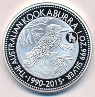 Ausztrália 2015. 1$ Ag 'Kookaburra' (1oz/0.999) T:BU 
Australia 2015. 1 Dollar Ag 'Kookaburra' (1oz/0.999) C:BU - Non Classés