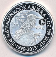 Ausztrália 2015. 1$ Ag 'Kookaburra' (1oz/0.999) T:BU 
Australia 2015. 1 Dollar Ag 'Kookaburra' (1oz/0.999) C:BU - Zonder Classificatie