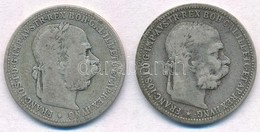 Ausztria 1893. 1K Ag 'Ferenc József' (2x) T:2-,3
Austria 1893. 1 Corona Ag 'Franz Joseph' (2xdiff) C:VF,F - Sin Clasificación