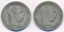 Ausztria 1893-1894. 1K Ag 'Ferenc József' (2xklf) T:2-,3
Austria 1893-1894. 1 Corona Ag 'Franz Joseph' (2xdiff) C:VF,F - Unclassified
