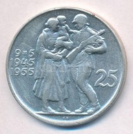 -Csehszlovákia 1955. 25K Ag 'Felszabadulás 10. évfordulója' T:2
Czechoslovakia 1955. 25 Korun Ag '10th Anniversary - Lib - Non Classificati