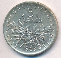 Franciaország 1963. 5Fr Ag T:2 
France 1963. 5 Francs Ag C:XF - Non Classificati